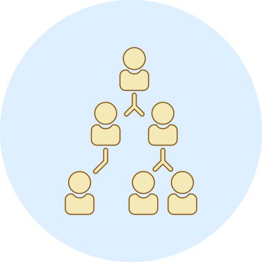 İnsan simgesinin vektör illüstrasyonu