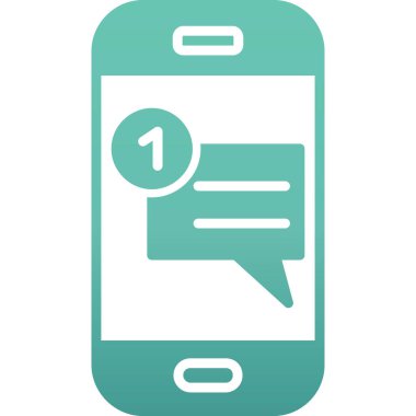 ileti simgesi, vektör illüstrasyon tasarımı