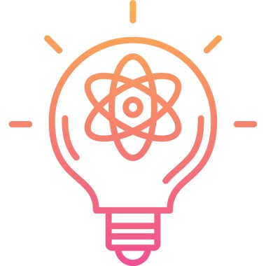 Moda biçimi izole edilmiş arkaplanda atom simgesi