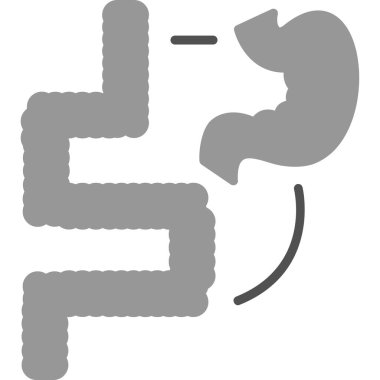 Mide. Web simgesi basit tasarım