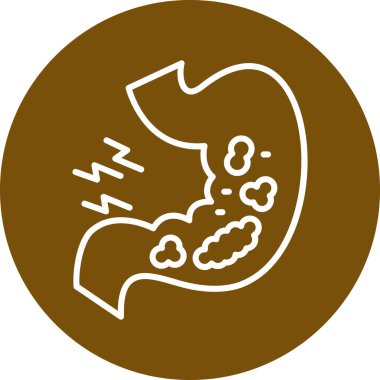 Çizgi film simgesinin vektör illüstrasyonu