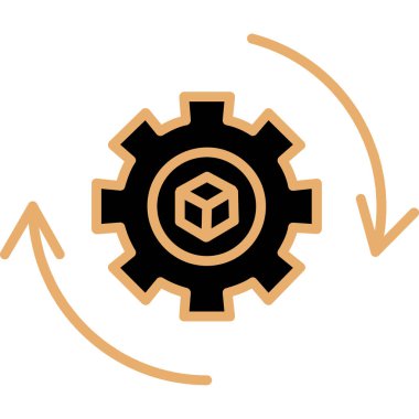 Sikke ayarı vektör simgesi