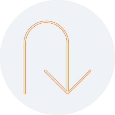 ok simgesi vektör illüstrasyonu