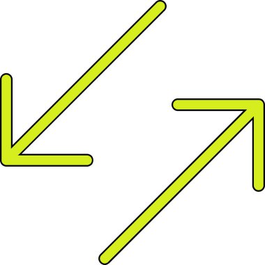 ok yönü simgesini doldurulmuş - çizgi biçimi ile taşı