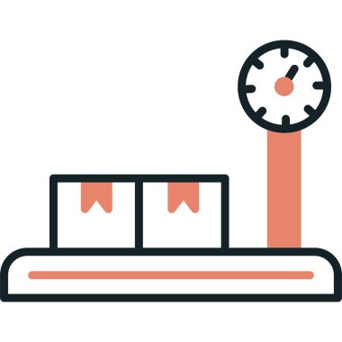 Modern simgenin vektör illüstrasyonu