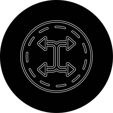 Modern b 'nin vektör illüstrasyonu eksik simgesi