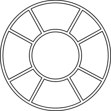 fan simgesi, vektör illüstrasyonu