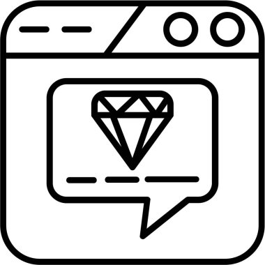 seo modern simgesinin vektör illüstrasyonu