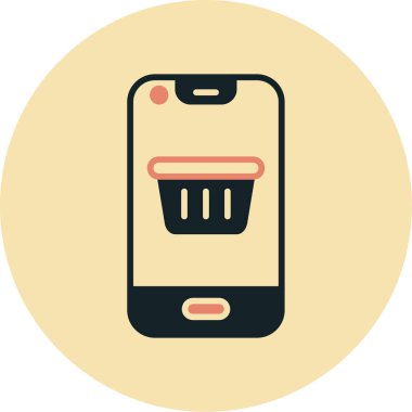 cep telefonu vektör simgesi