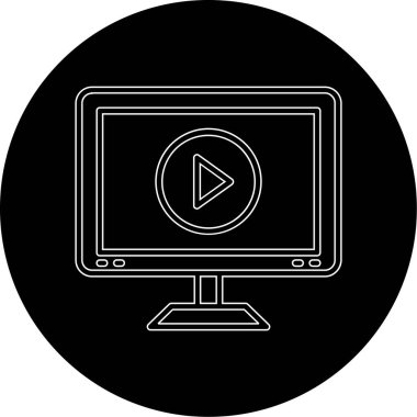 Modern b 'nin vektör illüstrasyonu oyuncu simgesinden yoksun