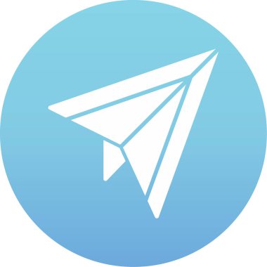 Uçak ikonu. vektör illüstrasyonu