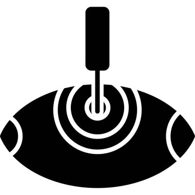 Katı biçimde golf topu spor simgesi