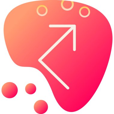 beyin simgesi modern illüstrasyon