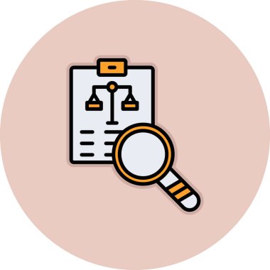 Arama simgesi vektör illüstrasyonu