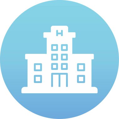 Otel simgesi vektör illüstrasyon tasarımı