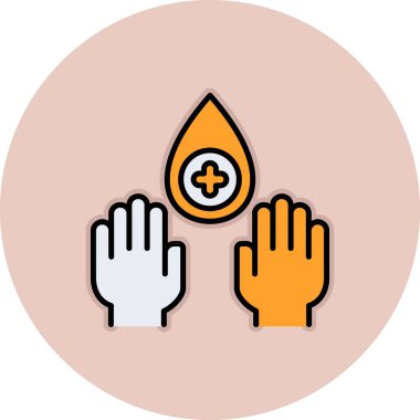 Kan damlası. Basit tasarım