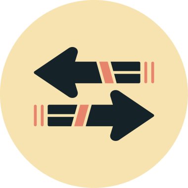 Yol. Web simgesi basit illüstrasyon