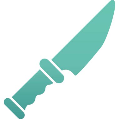 Bıçak Vektörü Kabartma Simgesi Tasarımı