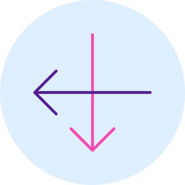 Oklar. Web simgesi basit illüstrasyon