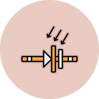 Ok. Web simgesi basit illüstrasyon