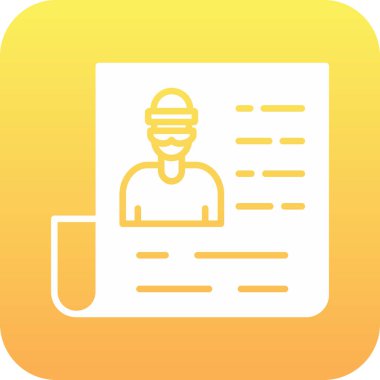 Belge simgesi olan bir adamın vektör illüstrasyonu