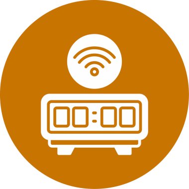 Wi-Fi simgesinin vektör illüstrasyonu