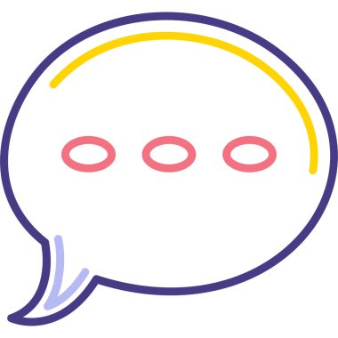 Bir kabarcığın vektör illüstrasyonu