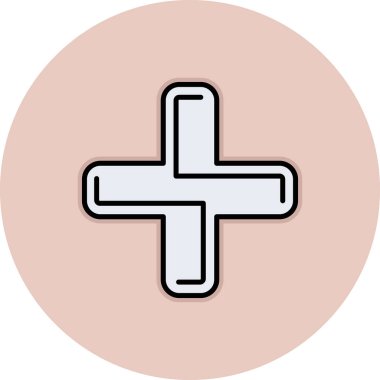 çapraz simge vektör illüstrasyonu