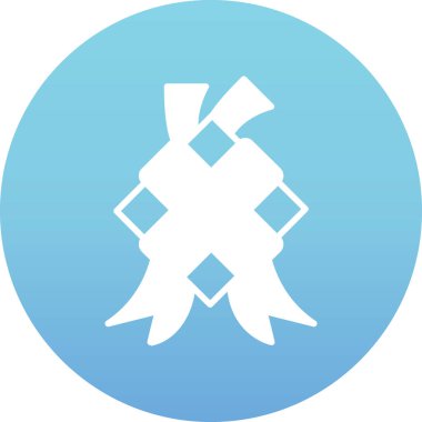 Bir yıldız simgesinin vektör illüstrasyonu