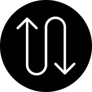 Ok. Web simgesi basit illüstrasyon