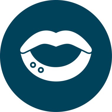 Güzel dudaklar vektör simgesi