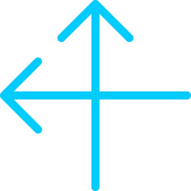 ok aşağı çizgi simgesi dış hat biçiminde