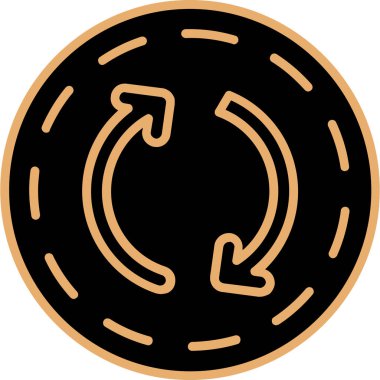 Moda biçimi izole edilmiş arkaplan grubunda geri dönüşüm simgesi