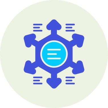 Molekül. Web simgesi basit illüstrasyon