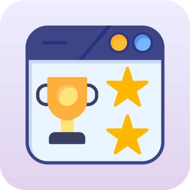 ödül simgesi modern tarzda arkaplanda izole