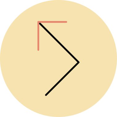 Ok. Web simgesi basit tasarım