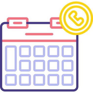 Cep telefonu. Web simgesi basit illüstrasyon