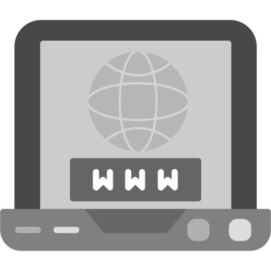 İnternet simgesi vektör illüstrasyonu