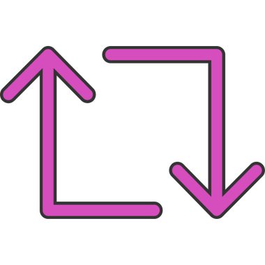 Ok simgesi. Basit resimleme