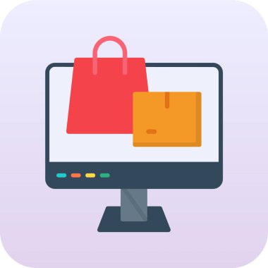 çevrimiçi alışveriş kavramı, vektör illüstrasyonu