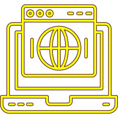 Vektör illüstrasyonu, simge ögesi arkaplanı