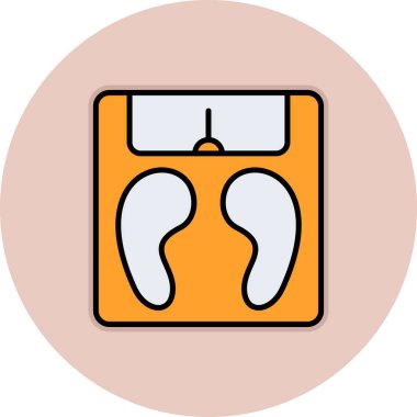 Tuvaletin basit ve minimalist vektör simgesi