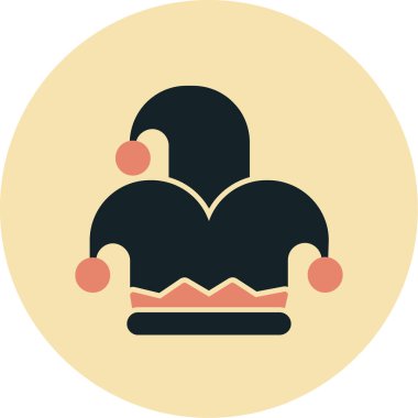 Taç. Web simgesi basit illüstrasyon