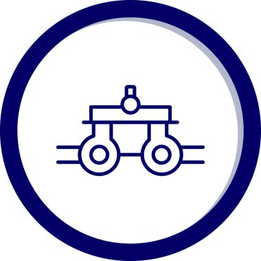 Araba tekerleği. Web simgesi basit tasarım