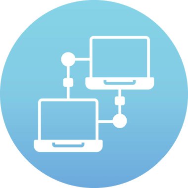 ağ paylaşım simgesi çizimi