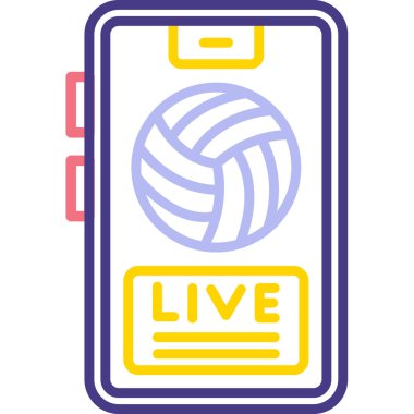 Canlı voleybol. Basit tasarım