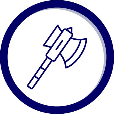 Balta simgesi vektör illüstrasyonu