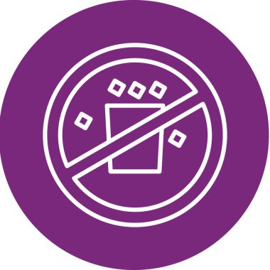 sigara içilmeyen vektör simgesi