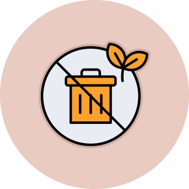 vektör çöp kutusu basit illüstrasyon