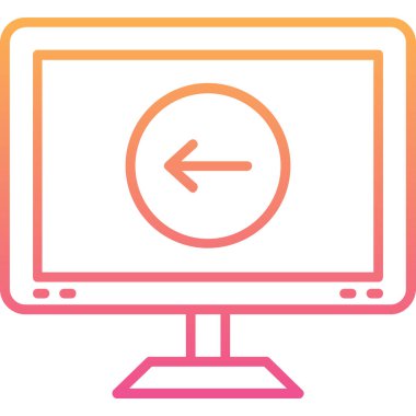 Saat. Web simgesi basit illüstrasyon